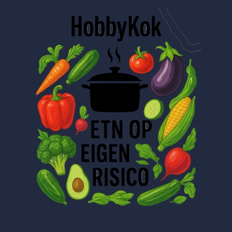 Vegetable Wreath Circle Design