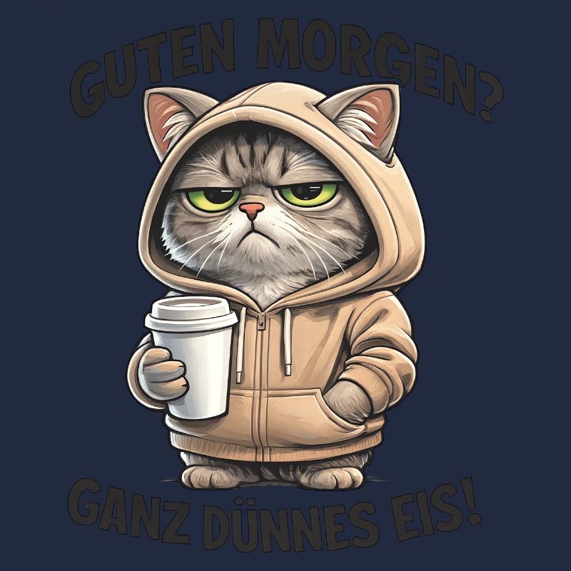 Sweat à capuche Cat Cafe Morning Pull