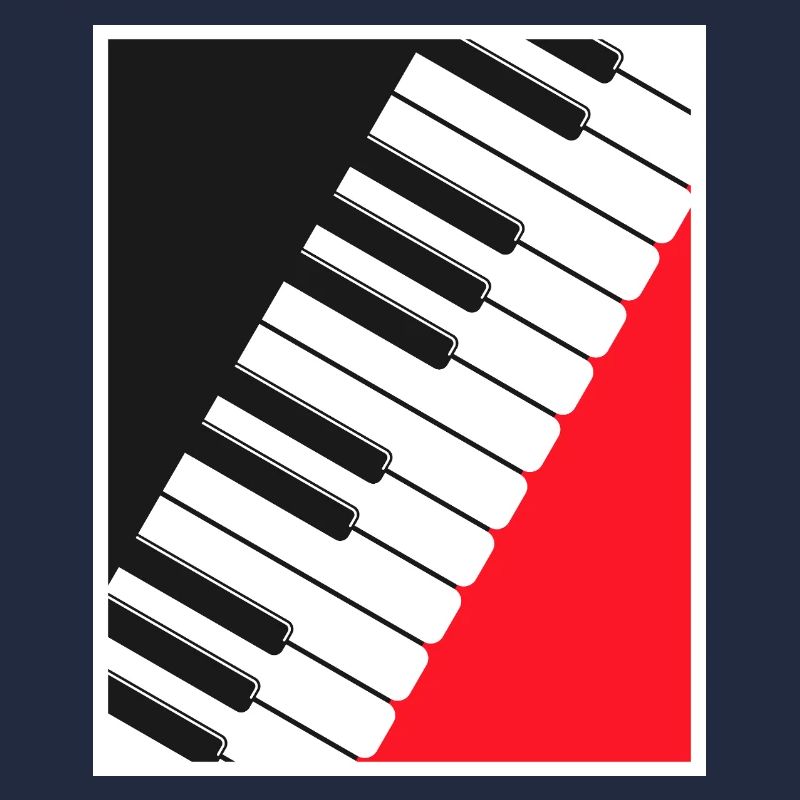 Klavier-Keyboard-Posterkunst