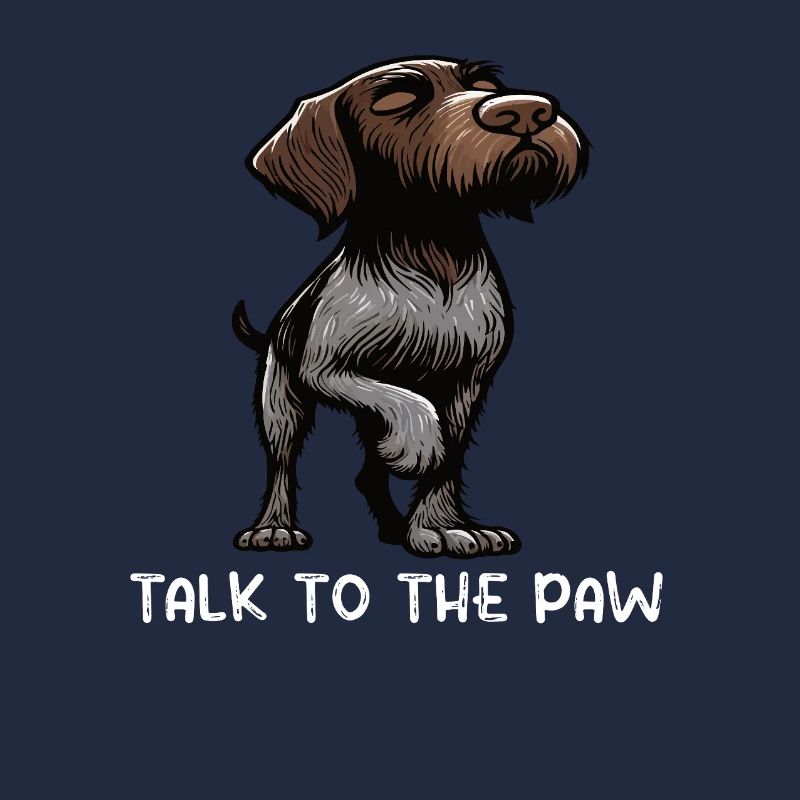 Talk to the Paw German Wirehaired Wire Holder