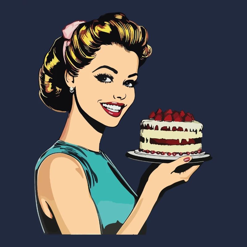 Baking Cake Baking Queen Baking Fairy Baker Pop Art