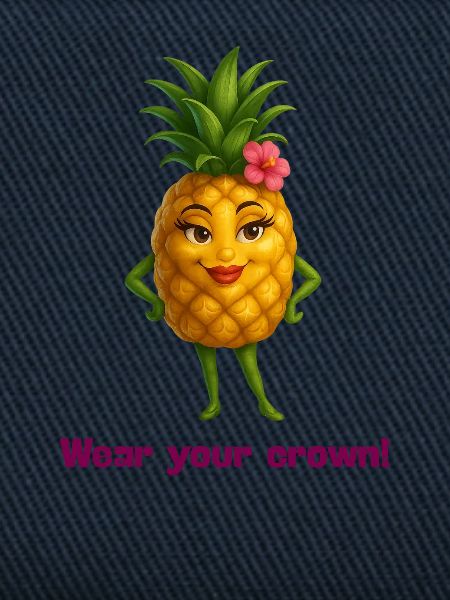 Crown Pineapple Motif
