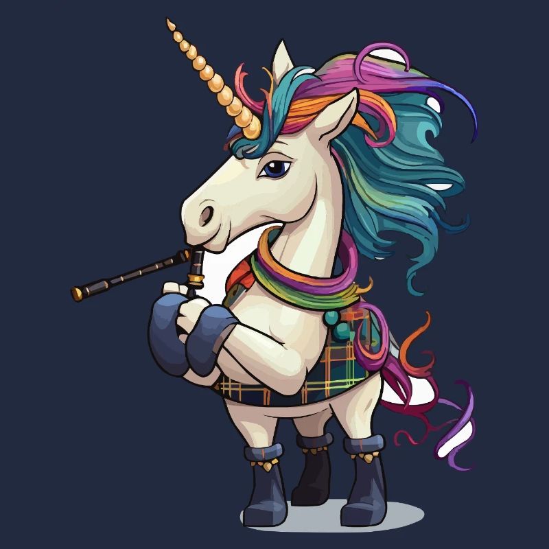 Cornemuses Licorne Colorées