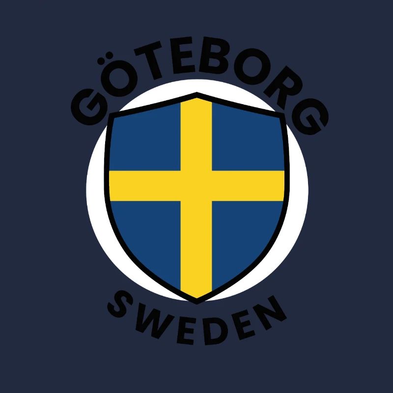 Bouclier du drapeau de Göteborg