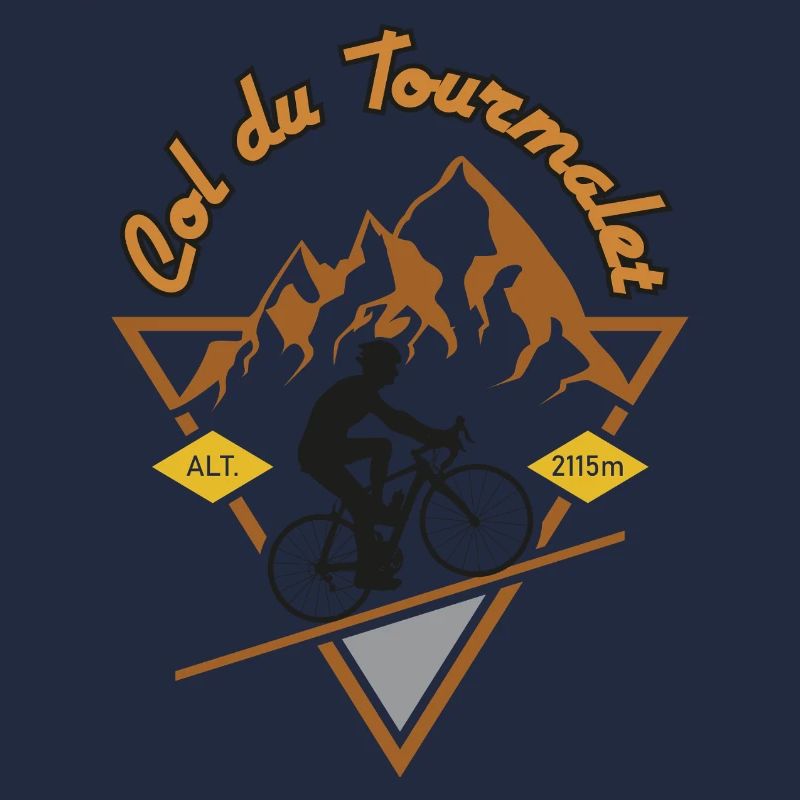 Col du Tourmalet Oldtimer-Bike