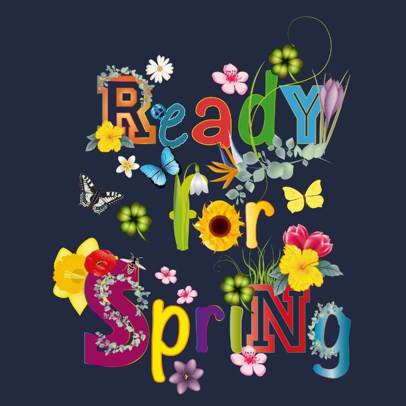 Ready for Spring – Colorful Spring Typography