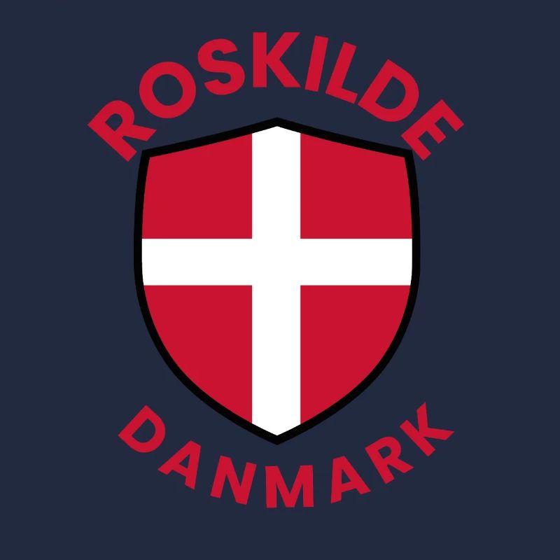 Roskilde-Dänemark-Schild