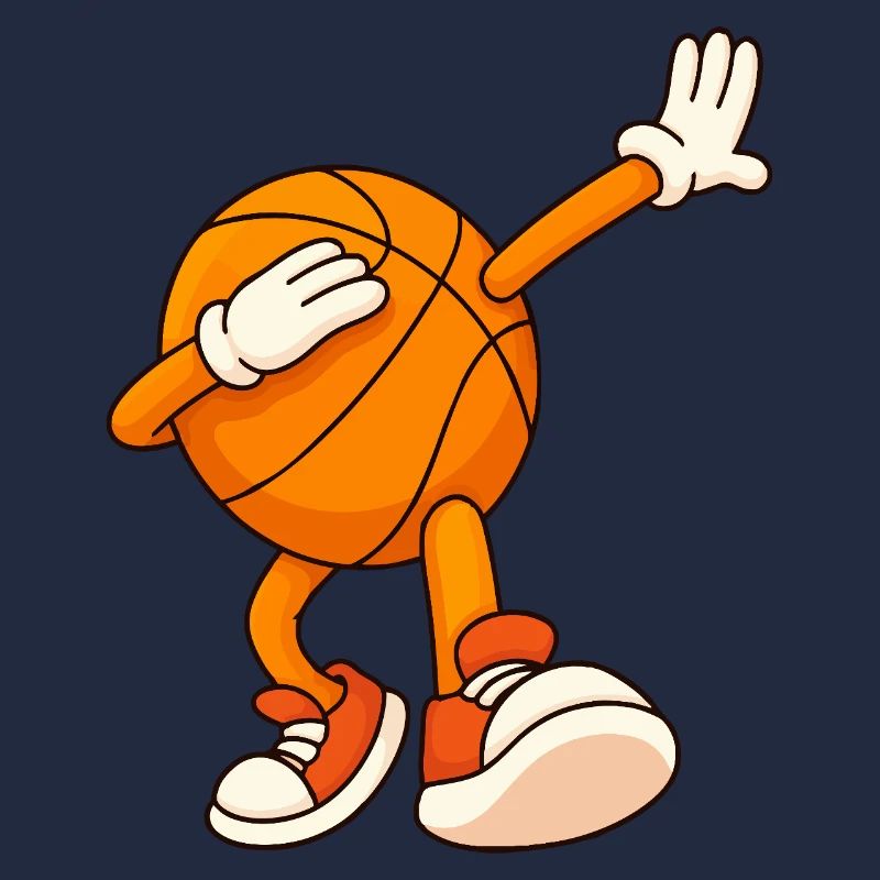 Basketball-Maskottchen Dunks