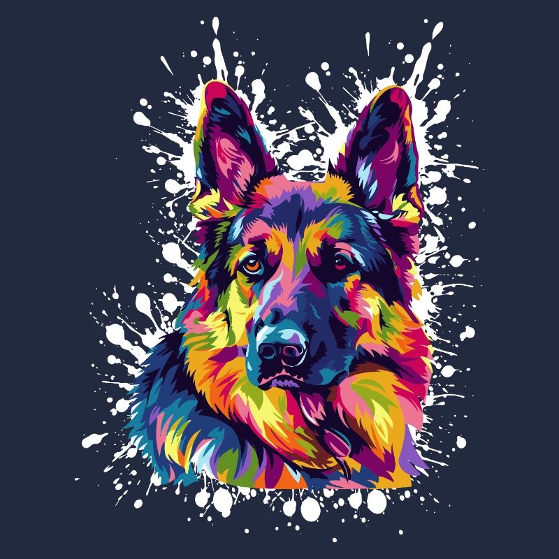 Hund Schäferhund Kunst