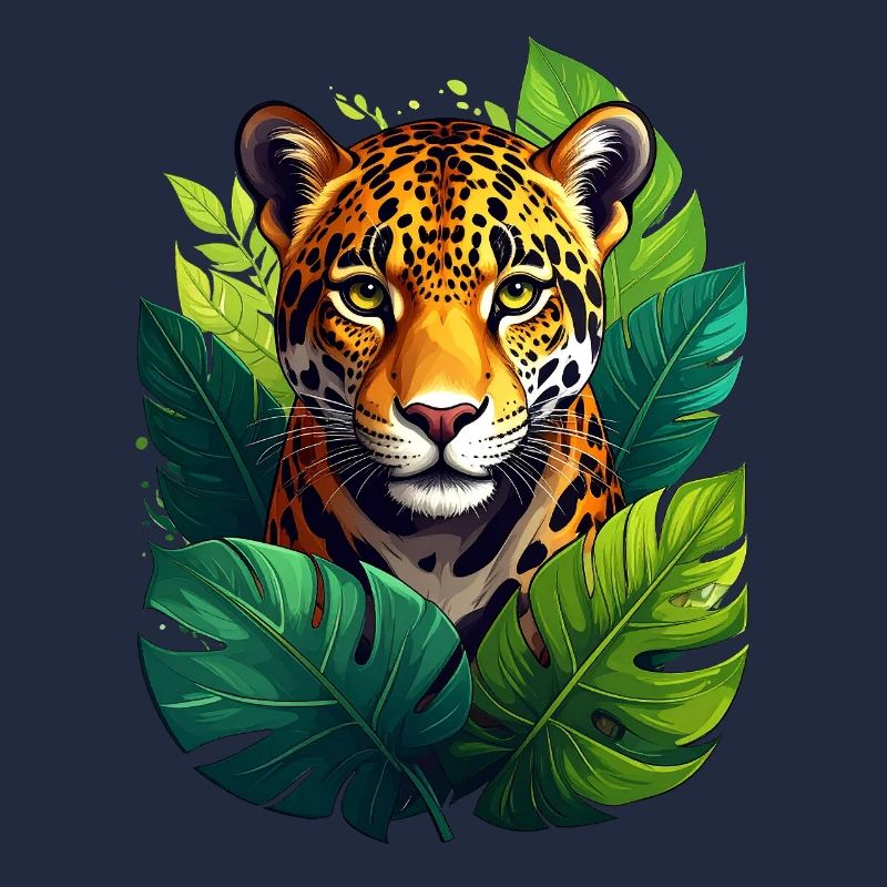 Ein Jaguar im Dschungel