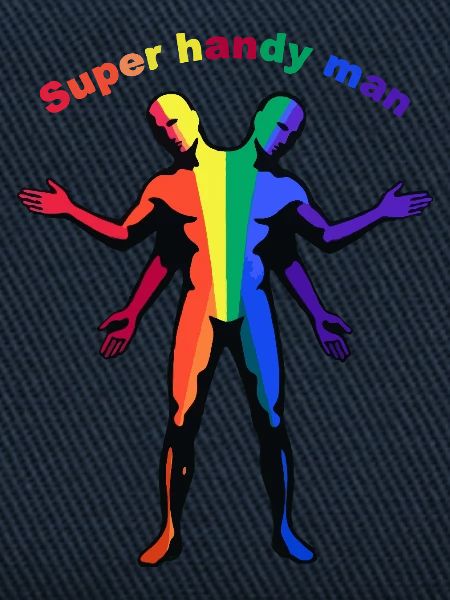 Super Handy Man Rainbow