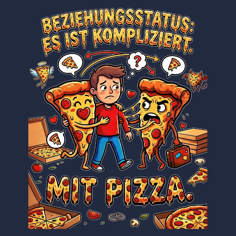Relationship status It's complicated with pizza