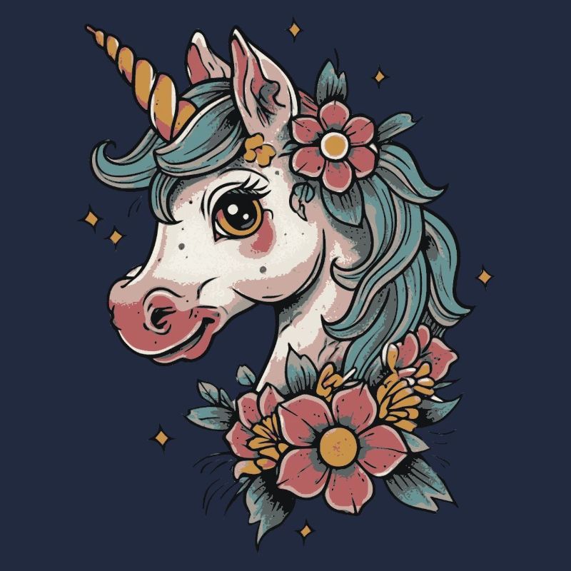 blumiges Einhorn