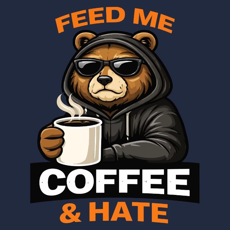 Grumpy Bear Coffee Attitude