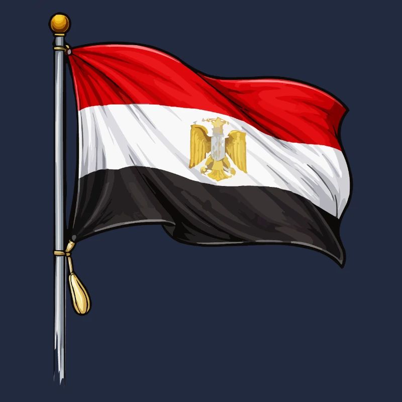 Drapeau égyptien