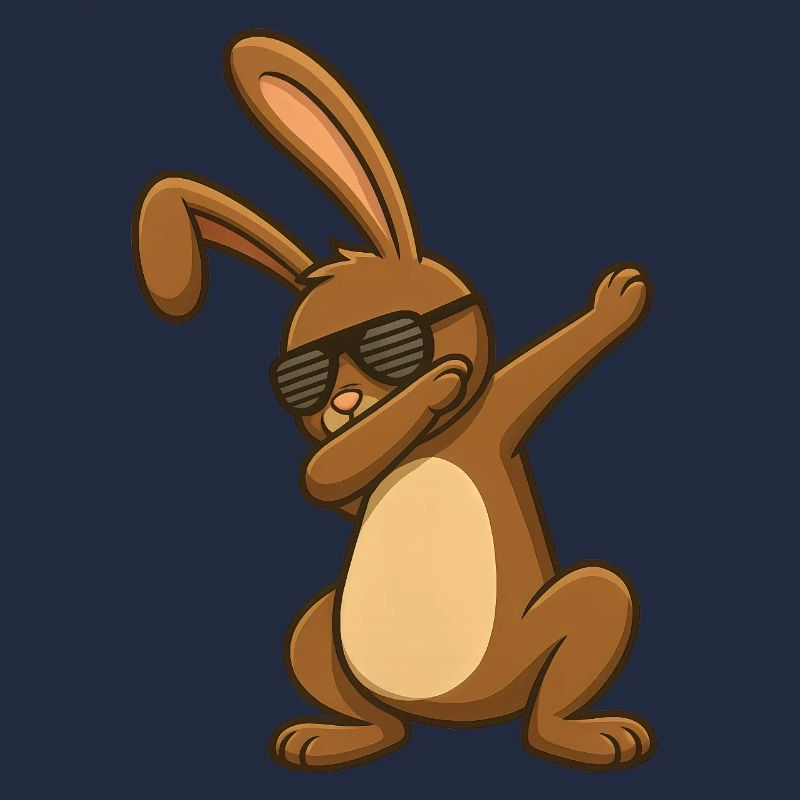 Lapin de Pâques Danse de Pâques Dab