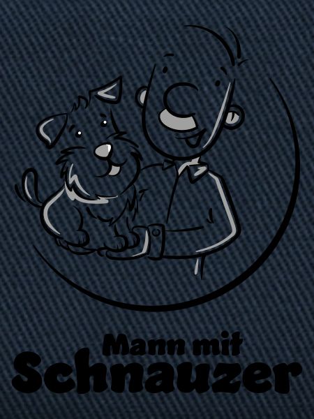 Mann mit Schnauzer (Oberlippenbart)