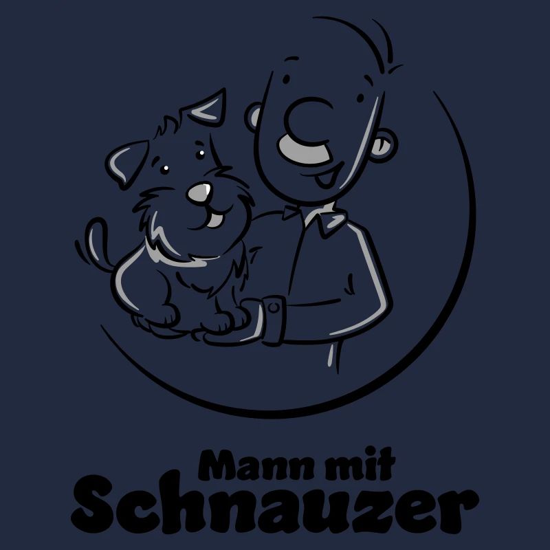 Mann mit Schnauzer (Oberlippenbart)