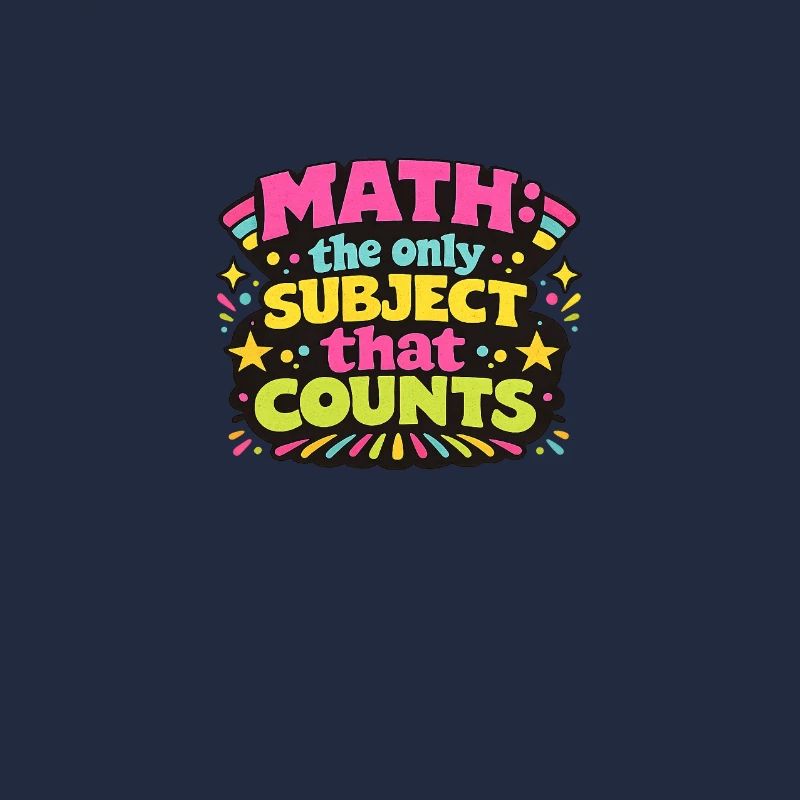 Math Counts: Vibrant Retro Design