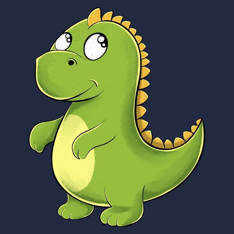 Fröhlicher Grüner Dino