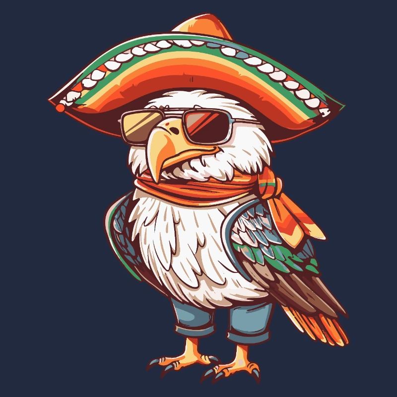 Sombrero drôle de la bande dessinée Eagle