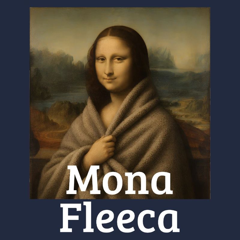 Mona Fleeca Leonardo Da Vinci Drôle Froid Mona l