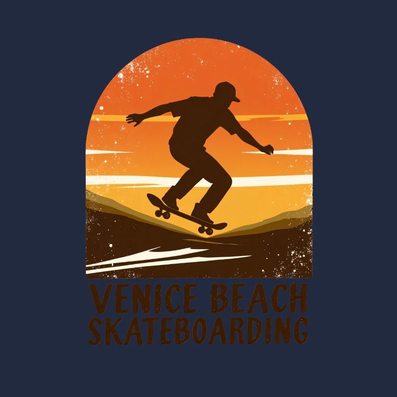Venice Beach Sunset Skateboard