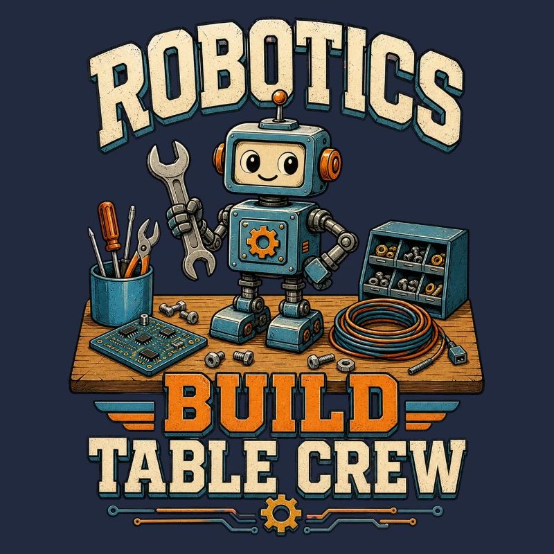 ROBOTICS BUILD TABLE CREW