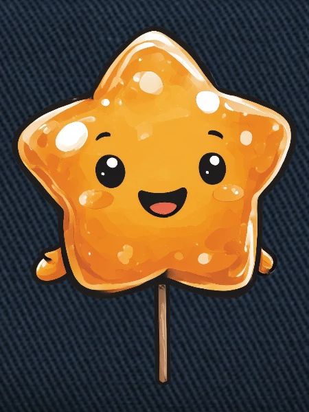 Kawaii Stern-Lutscher