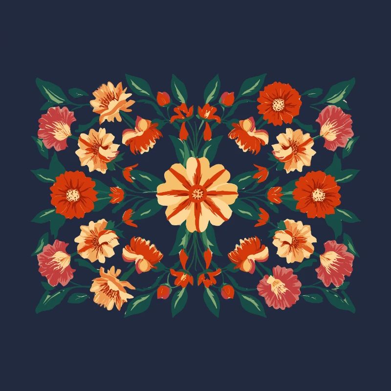 Blumenprint - Muster