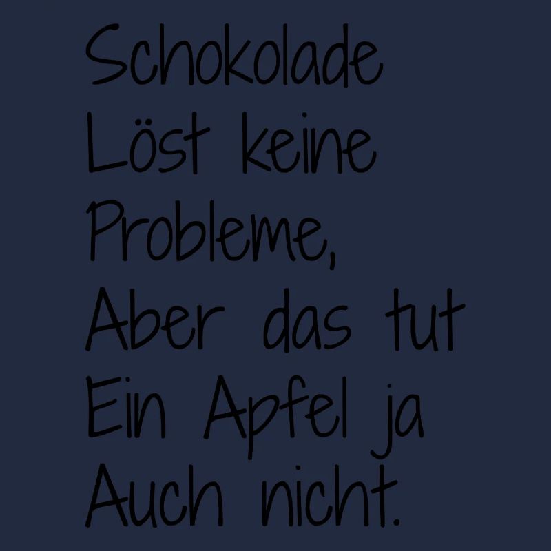 Schokolade und. Apfel