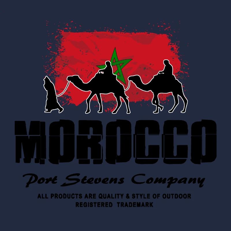 Morocco - Camel & Flag