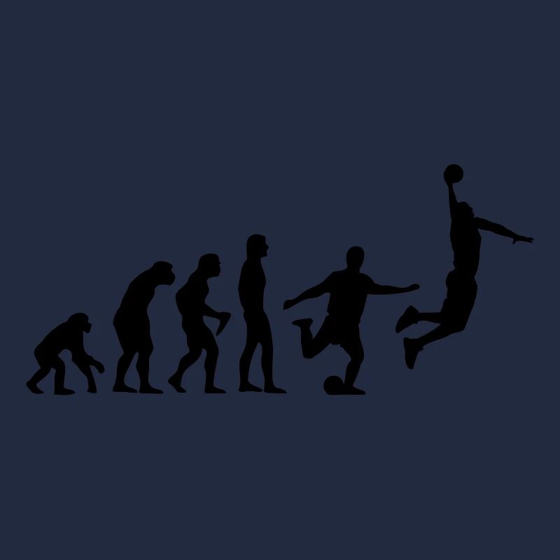 Basketball Evolution Fußball