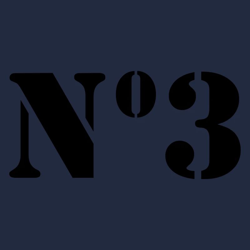 Number 3 / no3