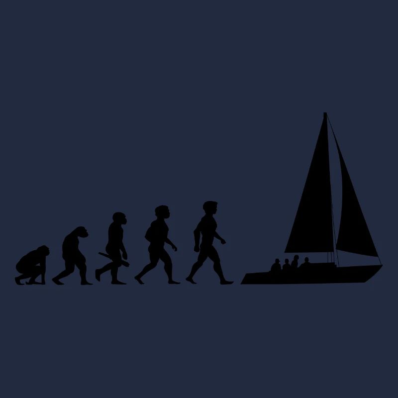 Evolution sailing sailboat sailing ship