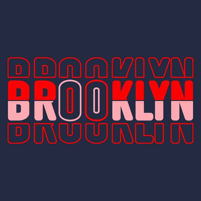 Brooklyn Neon Block Pattern