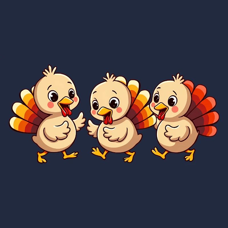 Bébé dinde de Thanksgiving