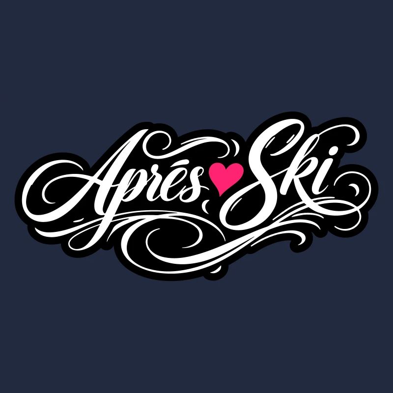 Apres Ski Herz Liebe
