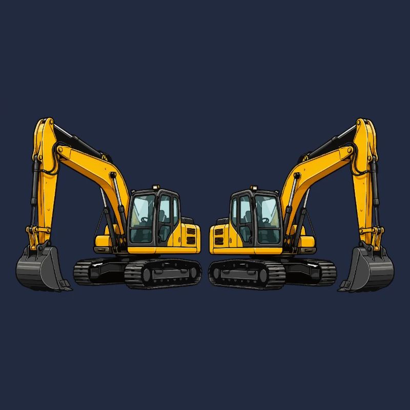 Bagger Fahrzeug Maschine
