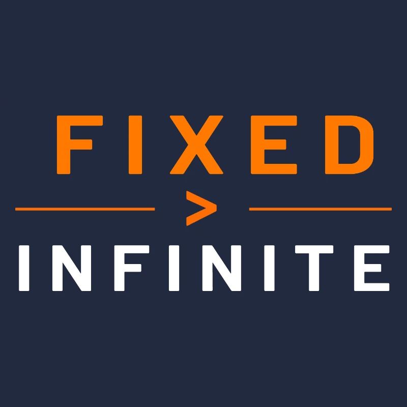 Bitcoin Fixed Supply Typografie