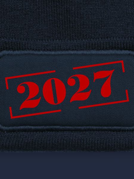 2027 Jahr Stempel