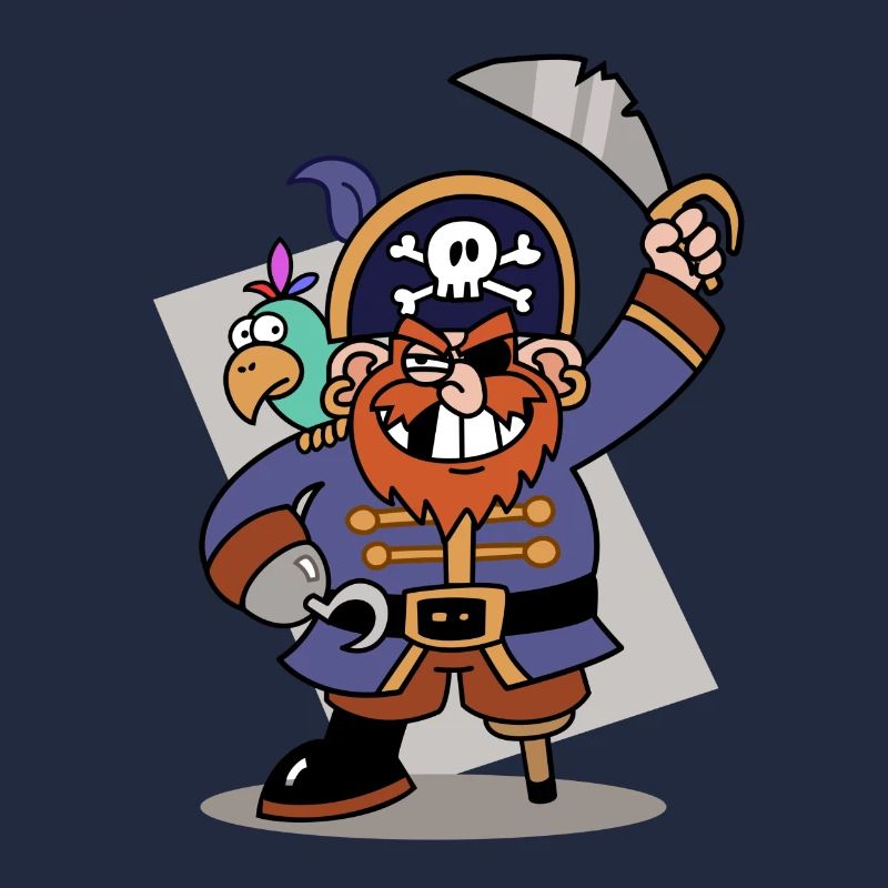 Écart de dent de pirate avec agallo de couleur