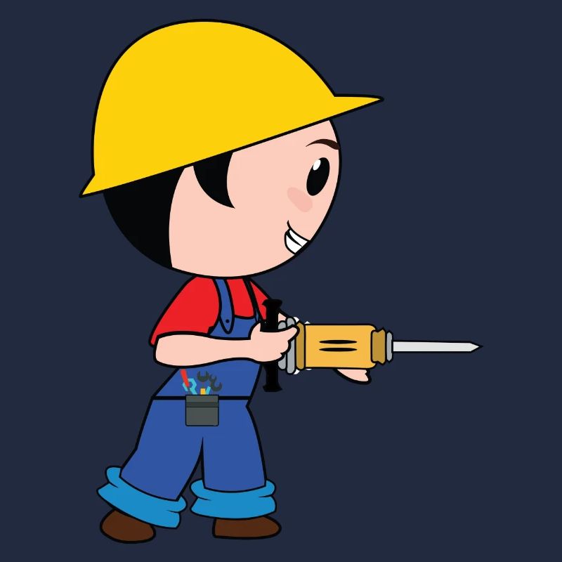 construction worker bauarbeiter strassenbau tierfb