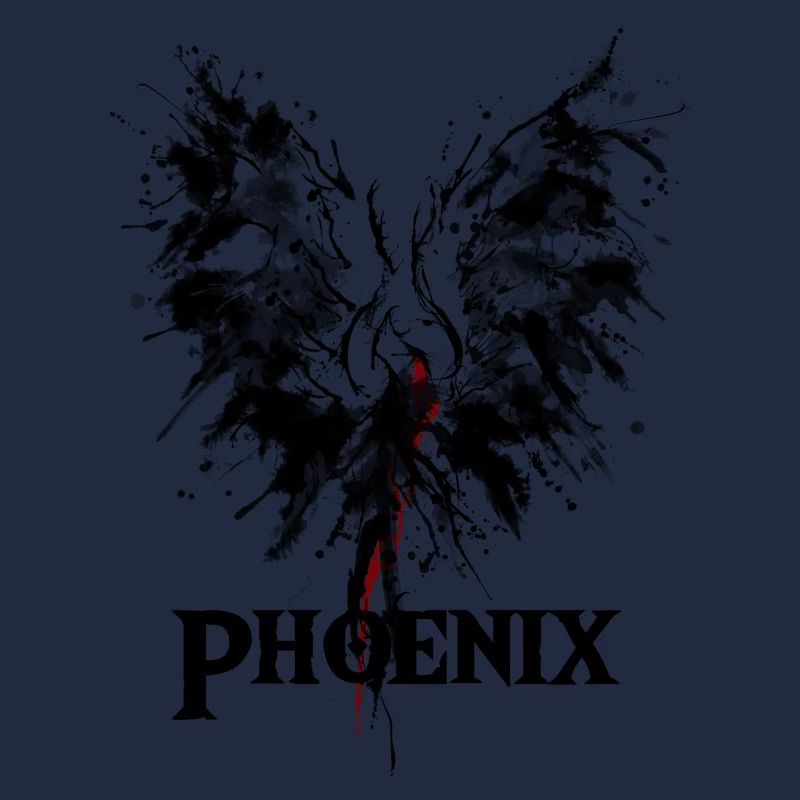 Phoenix from the ashes drawing gift idea
