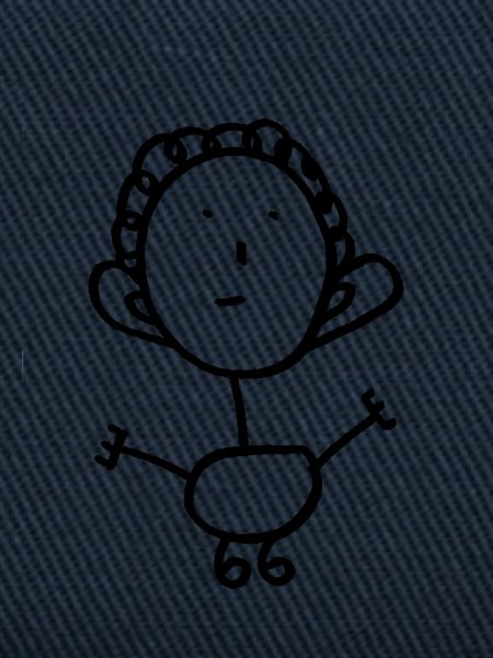 lustiges Strichmännchen Design