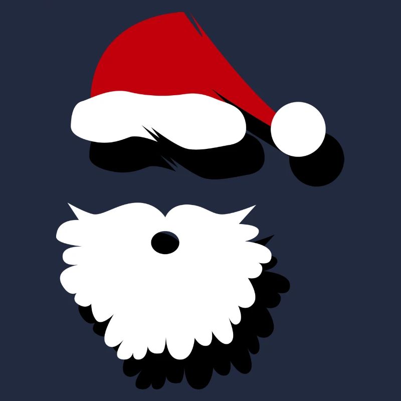 Minimalist Santa Claus Hat & Beard