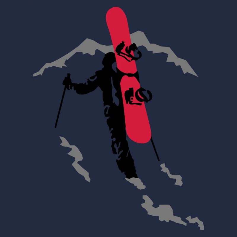 de snowboard freeride