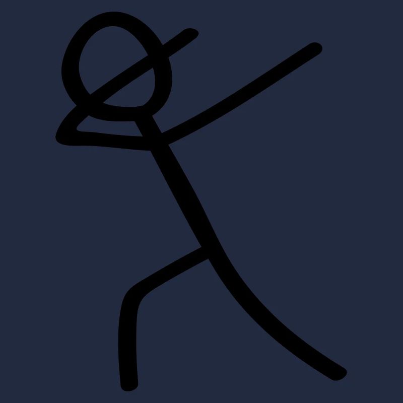 dabbing man