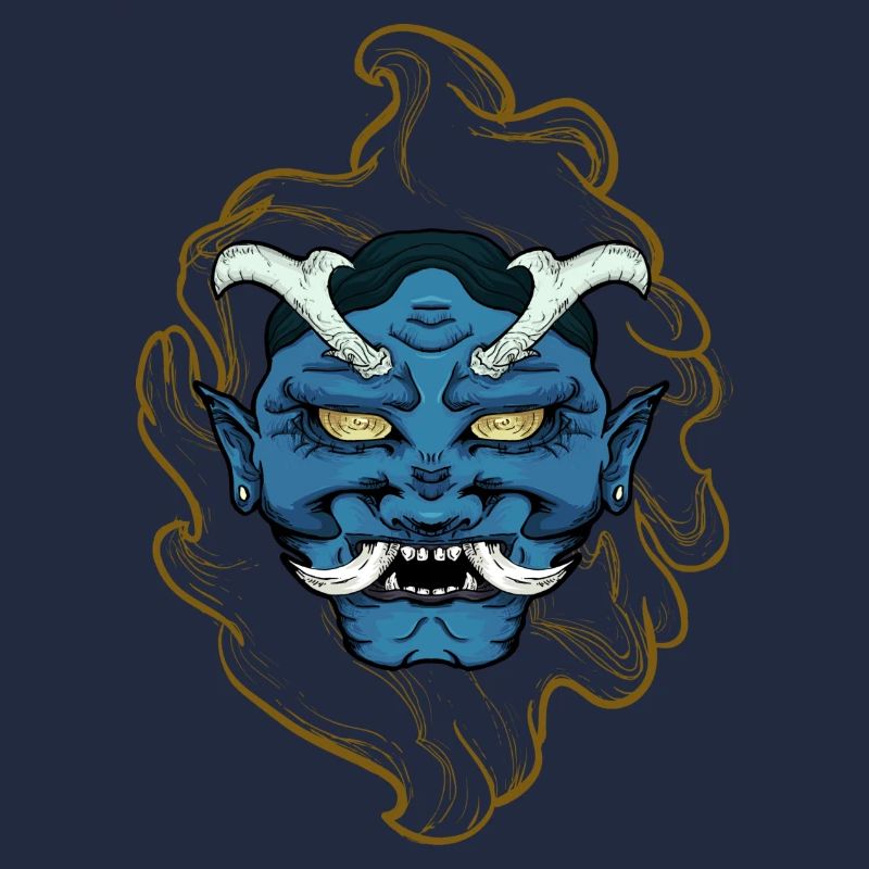 Japan Demon - blau