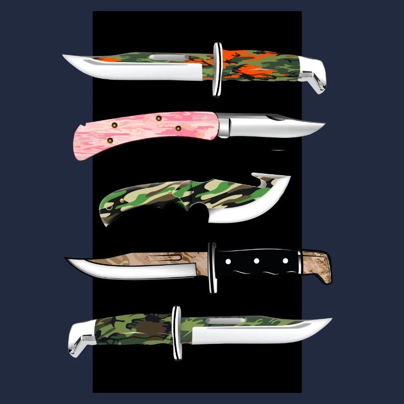 Camouflage Messer